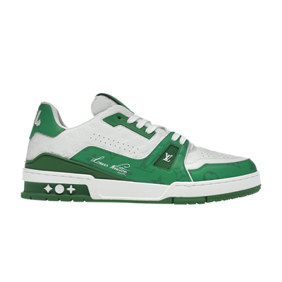 Pre-owned Louis Vuitton Trainer Low '#54 Mini Monogram - Green White'