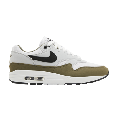 Pre-owned Nike Air Max 1 'medium Olive' In White