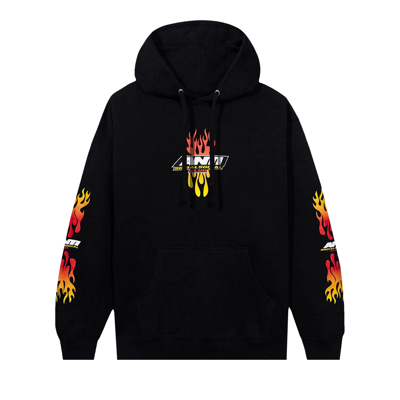 Pre-owned Anti Social Social Club Hot At First Hoodie 'black'