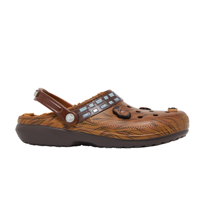 Pre-owned Crocs Star Wars X Classic Lined Clog 'chewbacca' In Brown
