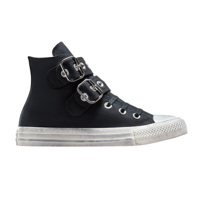 Pre-owned Converse Chuck Taylor All Star High 'punk' In Black