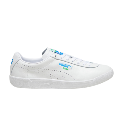 Pre-owned Puma Star 'white Blue Green'