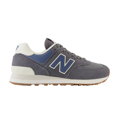 Pre-owned New Balance Wmns 574 'magnet Vintage Indigo' In Grey