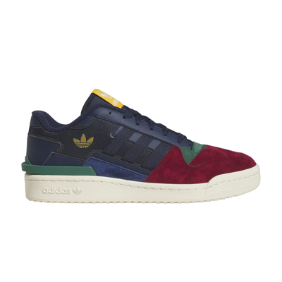 Pre-owned Adidas Originals Forum Exhibit Low 2.0 'navy Burgundy Green' In Red