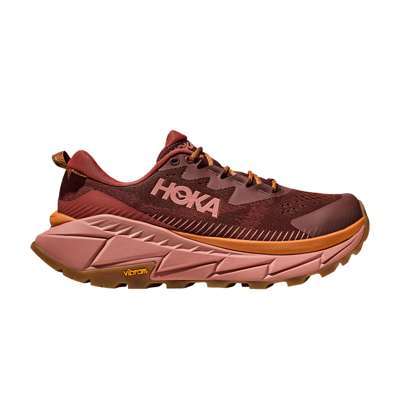Pre-owned Hoka Wmns Skyline Float X 'spice Hot Sauce' In Red