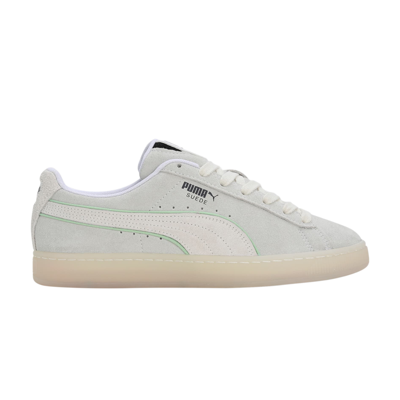 Pre-owned Puma Palm Tree Crew X Suede 'warm White Green' In Grey