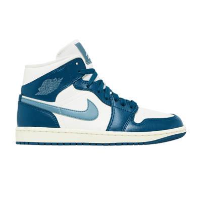 Pre-owned Air Jordan Wmns  1 Mid 'sky J French Blue'