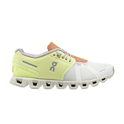 Pre-owned On Wmns Cloud 5 'hay Ice' In White