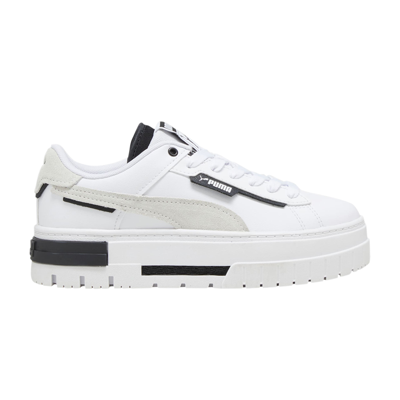 Pre-owned Puma Wmns Mayze 'crashed' In White