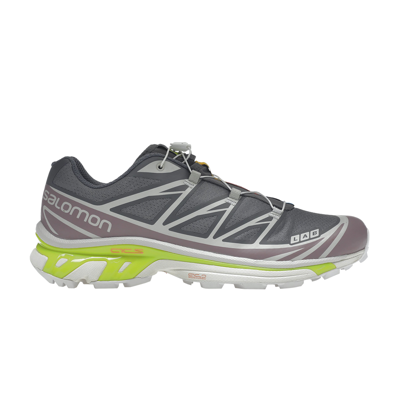 Pre-owned Salomon Xt-6 'quiet Shade Evening Primrose' In Grey