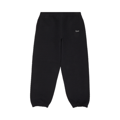 Pre-owned Supreme Micro Quilted Sweatpant 'black'