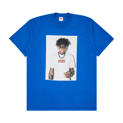Pre-owned Supreme Nba Youngboy Tee 'royal' In Blue
