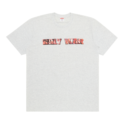 Pre-owned Supreme Holy War Tee 'ash Grey'