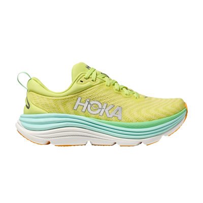 Pre-owned Hoka Wmns Gaviota 5 'citrus Glow Sunlit Ocean' In Yellow