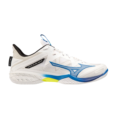 Pre-owned Mizuno Wave Claw Neo 2 'white Blue Yellow'