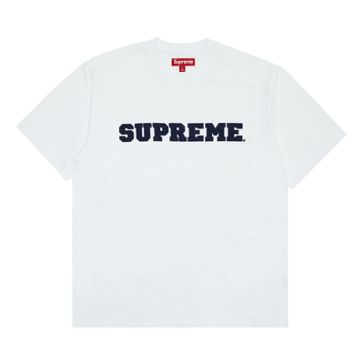 Pre-owned Supreme Collegiate Short-sleeve Top 'white'