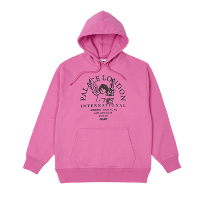 Pre-owned Palace International Hood 'shock Pink'