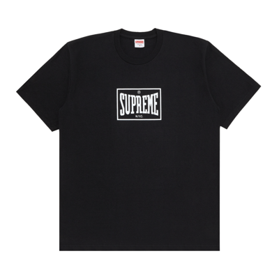 Pre-owned Supreme Warm Up Tee 'black'