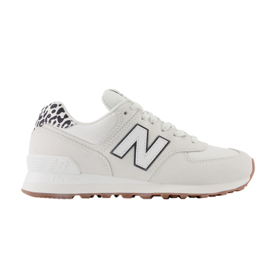 Pre-owned New Balance Wmns 574 'leopard - Reflection Black' In White