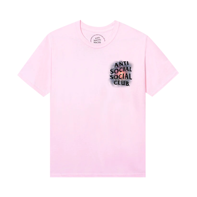 Pre-owned Anti Social Social Club Tonight, I'll Sit…tee 'pink'