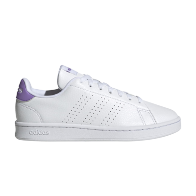 Pre-owned Adidas Originals Wmns Advantage 'white Violet Fusion'