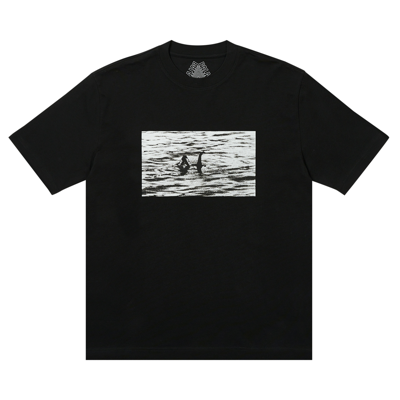 Pre-owned Palace Nessie T-shirt 'black'