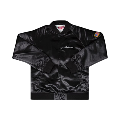 Pre-owned Supreme Betty Boop Satin Club Jacket 'black'