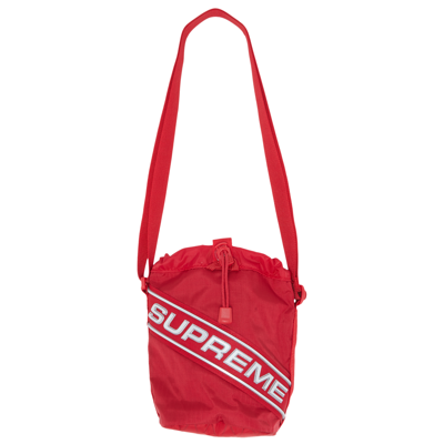 Pre-owned Supreme Small Cinch Pouch 'red'