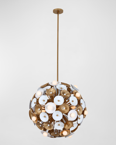 Allegri Crystal By Kalco Lighting Damask 28-light Orb Pendant Light
