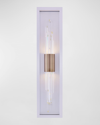 ALLEGRI CRYSTAL BY KALCO LIGHTING LUCCA CHAMPAGNE GOLD LED OUTDOOR SCONCE