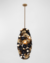 Allegri Crystal By Kalco Lighting Damask Large Foyer Light In Multi