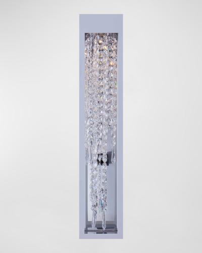 Allegri Crystal By Kalco Lighting Tenuta Led Outdoor Sconce, 30" In Matte White