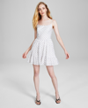 AND NOW THIS WOMEN'S TEXTURED SLEEVELESS DRESS, CREATED FOR MACY'S