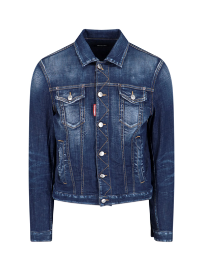 Dsquared2 Relaxed Fit Shirt In Blue