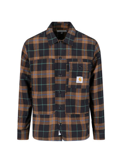 Carhartt 'l/s Hadley' Shirt In Brown