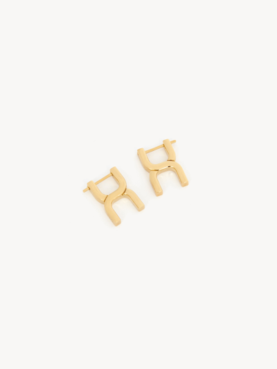 Chloé Marcie Earrings Gold Size Onesize 100% Brass