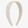 IRPA GIRLS WHITE BRODERIE ANGLAISE HAIRBAND