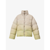 RICK OWENS RICK OWENS WOMEN'S ACID DEGRADE X MONCLER CYCLOPIC FUNNEL-NECK SHELL-DOWN JACKET