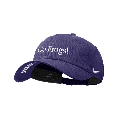 Nike Tcu  Unisex College Cap In Purple