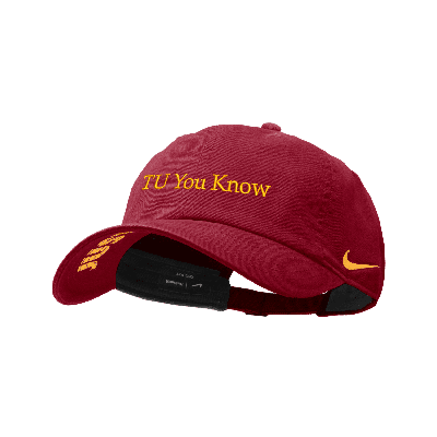 Nike Tuskegee  Unisex College Adjustable Cap In Red