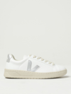 Veja + Net Sustain Esplar Metallic-trimmed Leather Sneakers In White