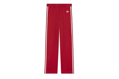Pre-owned Gucci X Adidas Jersey Pant Red
