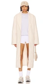 Lioness Olsen Duster Coat In Cream