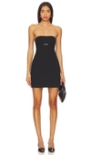 Lioness Sequined Strapless Top In Onyx