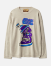 Brain Dead Spray Can Sweater In Beige