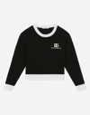 DOLCE & GABBANA KNIT PULLOVER WITH DG LOGO