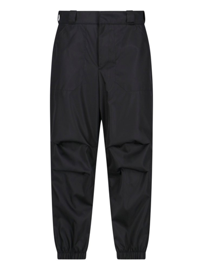 Prada Classic Straight Leg Pants In Black