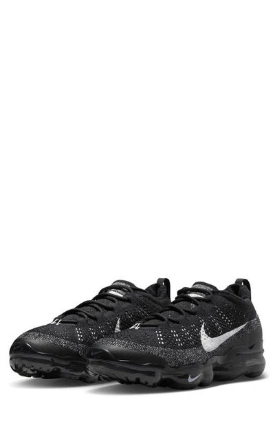 Nike Air Vapormax 2023 Flyknit Running Shoes In Black