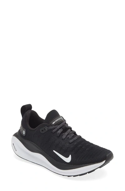 Nike Infinityrn 4 Running Shoe In Black/ White-dk Grey