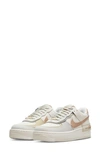 Nike Air Force 1 Shadow Sneaker In Sail/ Hemp/ Fossil/ Light Bone